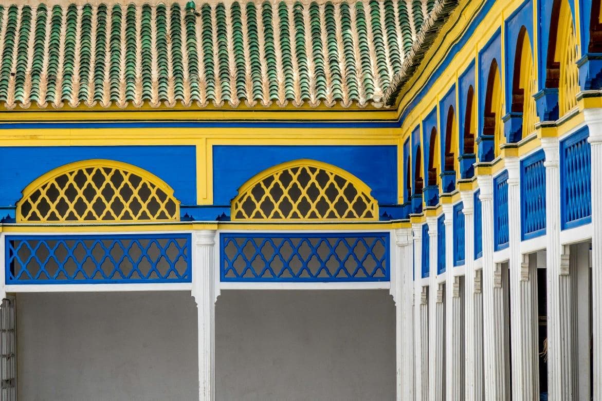 Buy tickets for Bahia Palace in Marrakech to explore stunning Moroccan architecture, carved cedar wood, and beautiful Andalusian gardens