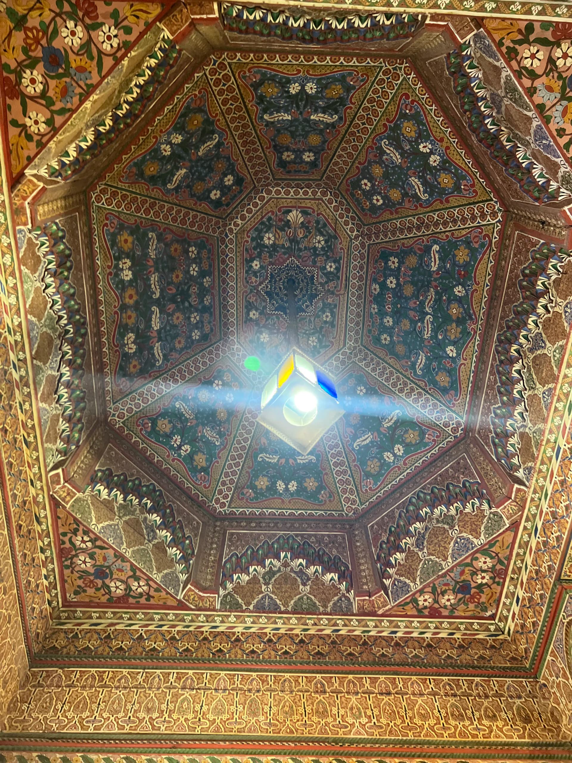 Bahia Palace Decorative Mosaic Ceiling